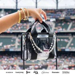 Case-Mate - Case-Mate Clear Stadium Bag: Midnight Black