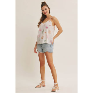 Seashell V-Neck Cami Top