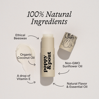 Poppy & Pout - Lip Balm, Marshmallow Creme
