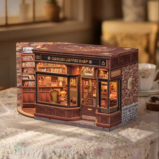 Hands Craft - DIY Book Nook Kit: Corner Coffee Shop