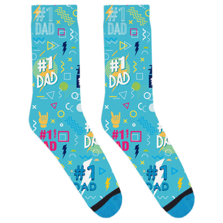 DivvyUp - #1 Dad Socks: Blue / Large