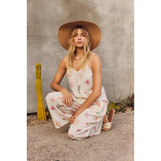 Seashell Wide-Leg Drawstring Pants