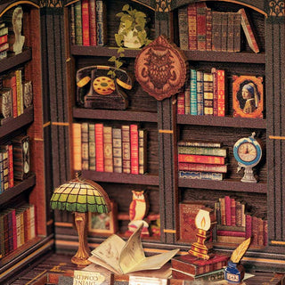 Hands Craft - DIY Book Nook Kit: Owl Bookstore