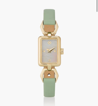 Adela Gold Leather Watch