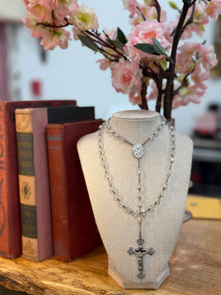 Vintage Crystal Rosary