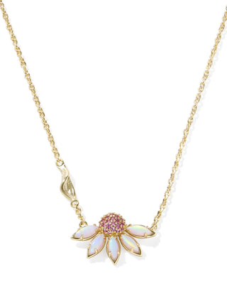 Anya Flower Short Pendant Necklace
