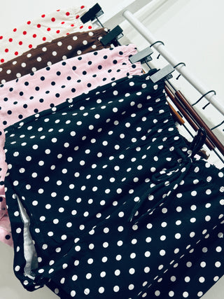 Polka Dot Lounge Shorts