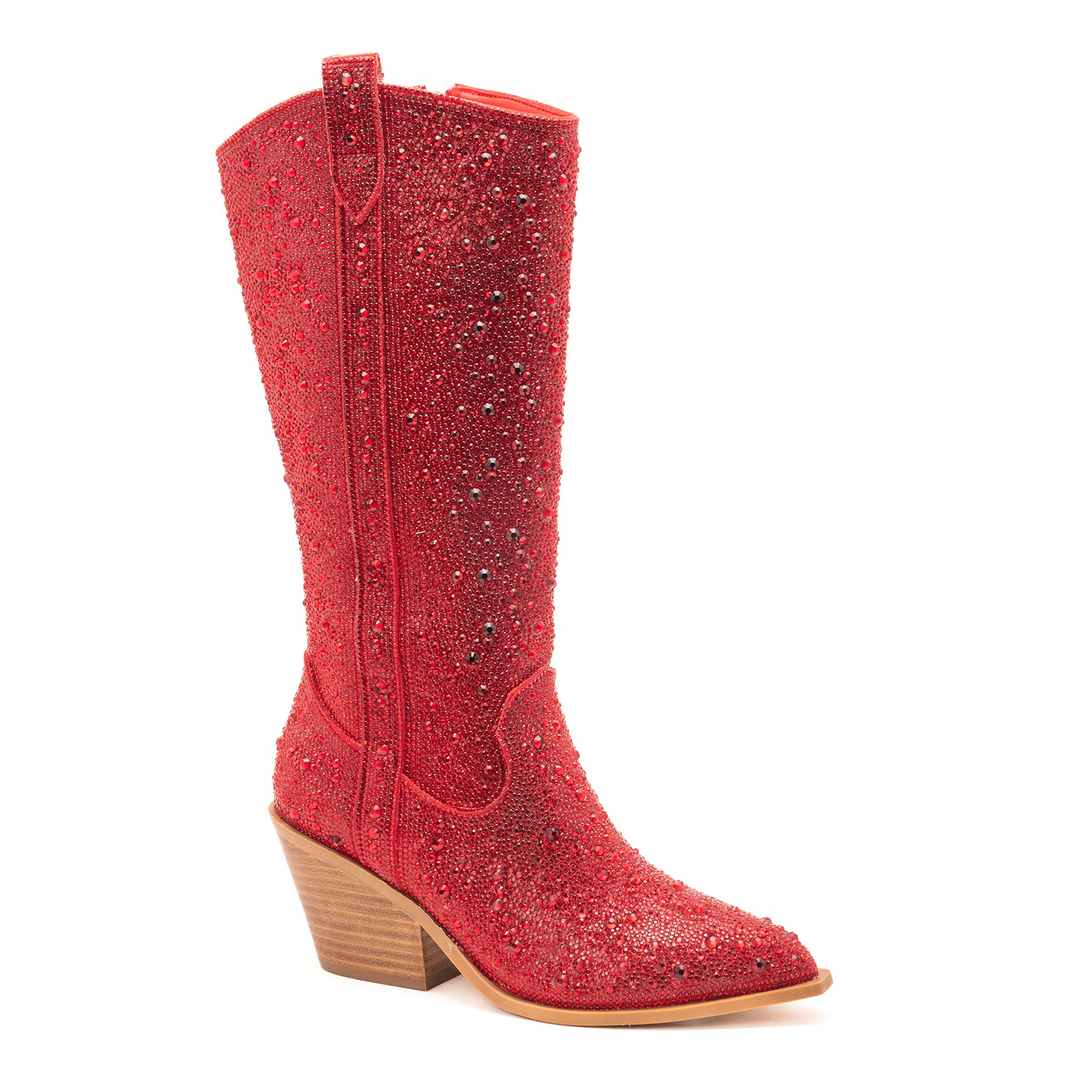 Glitzy Red Rhinestone Cowboy Boots – Best You Boutique LLC