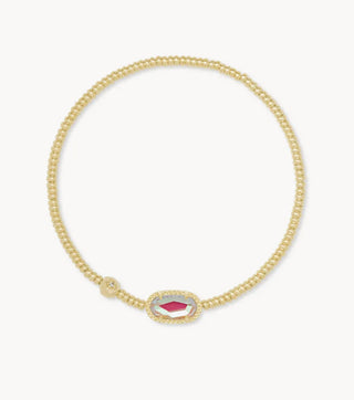 Kendra Scott Grayson Gold Stretch Bracelet in Dichroic Glass
