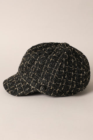 Mirmaru Plaid Tweed Newsboy Cap – Gatsby Cabbie Ha