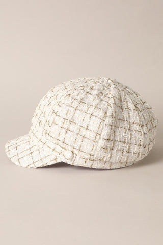 Mirmaru Plaid Tweed Newsboy Cap – Gatsby Cabbie Ha