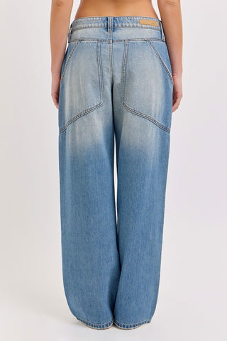 Cello Low Baggy Back Pocket Jean