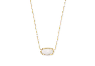 Kendra Scott Elisa Short Gold Ivory Mother Of Pearl Necklace