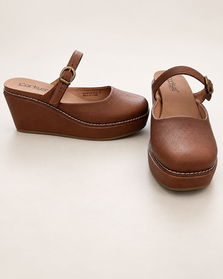 Corkys Me Time Platform Wedge
