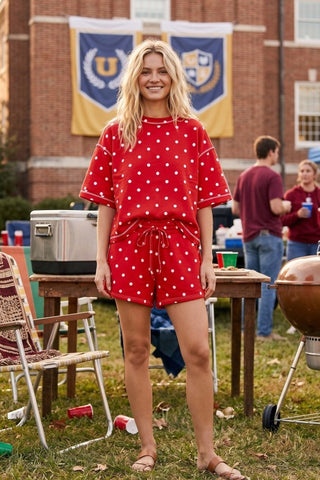 Sweet Spot Polka Dot Lounge Shorts
