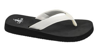 Corkys Summer Plans White Flip Flops
