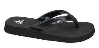 Corkys Summer Plans Black Flip Flops