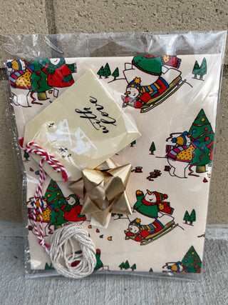 Vintage Wrapping Paper Kit