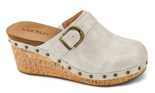 Corkys Who Knew Wedge Clog – Ivory