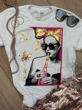 Champagne Glam Bella Canvas Graphic Tee