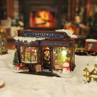Hands Craft - DIY Miniature House Kit: Christmas Wonderland