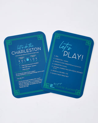 Oh My Mahjong – Blue Mahjong Shufflers | Mahjong Quick Reference Cards