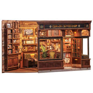 Hands Craft - DIY Book Nook Kit: Corner Coffee Shop