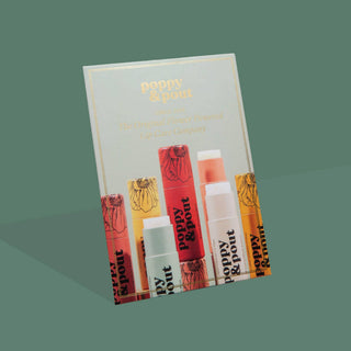 Poppy & Pout - Retailer Sign, Easel, Lip Balm