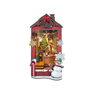 Hands Craft - DIY Book Nook Kit: Christmas Indoor Scene