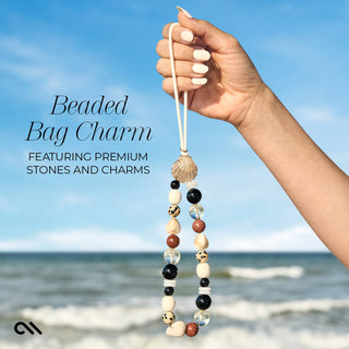 Case-Mate - Case-Mate Beaded Bag Charm Accessory: Calico Stone