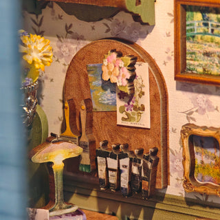 Hands Craft - DIY Book Nook Kit: Impressionist Studio