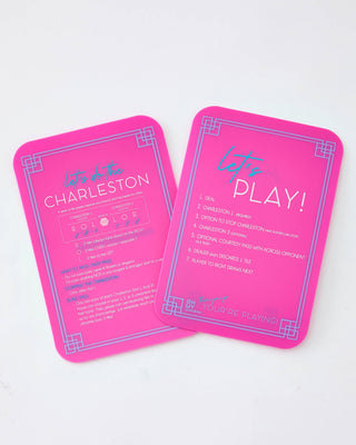 Oh My Mahjong – Pink Shufflers | Mahjong Quick Reference Cards