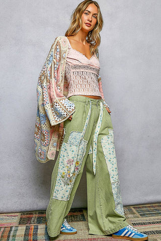 Vintage Bloom Patchwork Cardigan