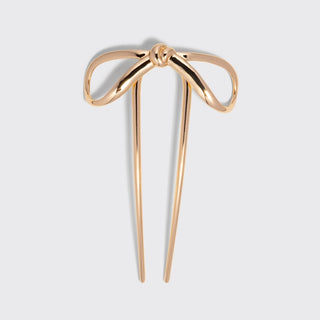 Kitsch Mini Metal Bow French Hair Pin – Gold