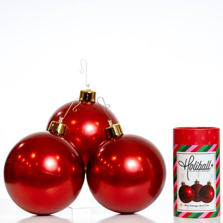 Holiball® 8” Mini Trio – Vintage Red