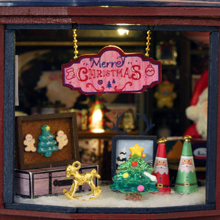 Hands Craft - DIY Miniature House Kit: Christmas Wonderland
