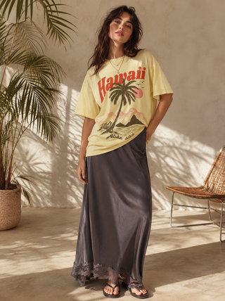 Hawaii Sunset Oversized T-Shirt