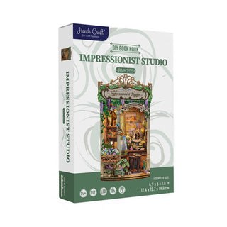 Hands Craft - DIY Book Nook Kit: Impressionist Studio
