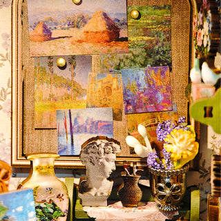Hands Craft - DIY Book Nook Kit: Impressionist Studio