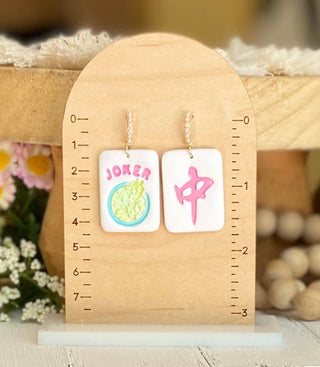 Clayhouse Colours Mahjong Earrings