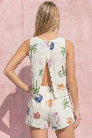 Island Daydream Print Tank