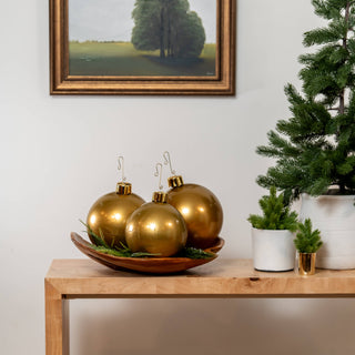 Holiball® 8” Mini Trio – Vintage Gold