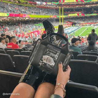 Case-Mate - Case-Mate Clear Stadium Bag: Midnight Black