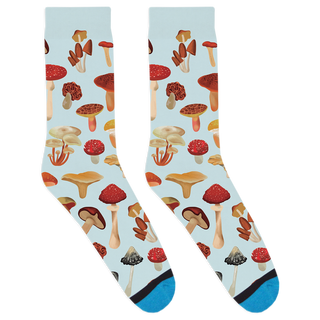 DivvyUp - Vintage Mushroom Socks: Peach / Small