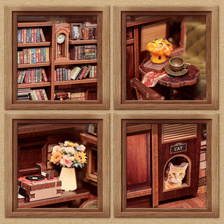 Hands Craft - DIY Book Nook Kit: Corner Coffee Shop