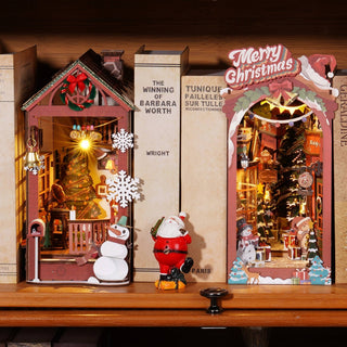Hands Craft - DIY Book Nook Kit: Christmas Indoor Scene