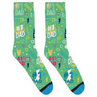 DivvyUp - #1 Dad Socks: Blue / Large