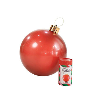 Holiball® 18” Inflatable Ornament – Vintage Red