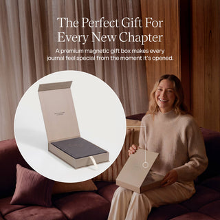 THE INNER VOICE - Guided Gratitude Journal, 365 Prompts, Undated, Gift Package