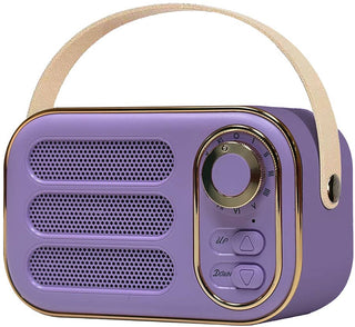 Tech Trendz - Vintage Bluetooth Speaker: Black